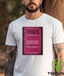 M83 afterparty 7th anniversary april 15th 2023 Houston TX poster t shirt