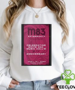 M83 afterparty 7th anniversary april 15th 2023 Houston TX poster t shirt