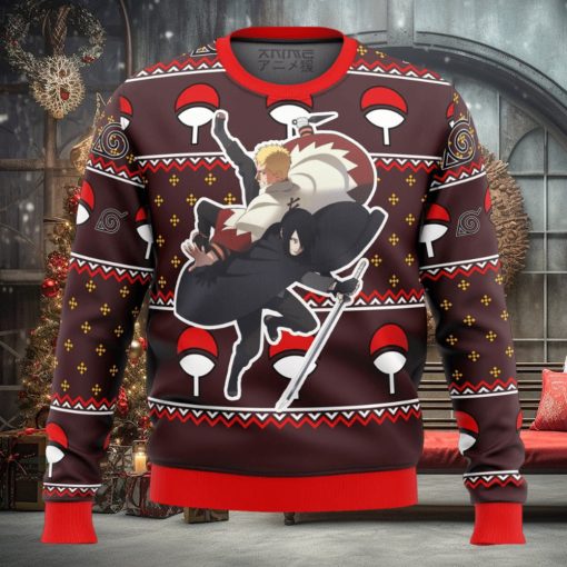 Naruto Sasuke Grown Ugly Christmas Sweater