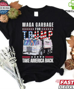 MAGA garbage for Trump take america back caricatures shirt