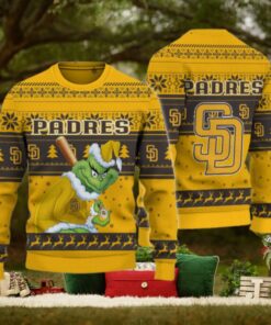 San Diego Padres Grinch Christmas Ugly Sweater