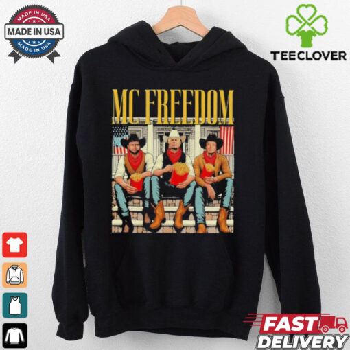 MC FREEDOM Trump Vance Musk McDonalds Shirt