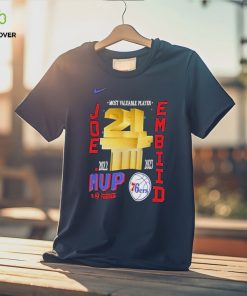 MEN’S NIKE JOEL EMBIID BLACK PHILADELPHIA 76ERS 2023 NBA MVP T SHIRT 2 MEN’S NIKE JOEL EMBIID BLACK PHILADELPHIA 76ERS 2023 NBA MVP T SHIRT