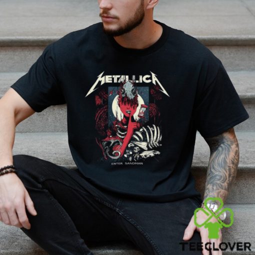 METALLICA Attractive T Shirt Enter Sandman Poster