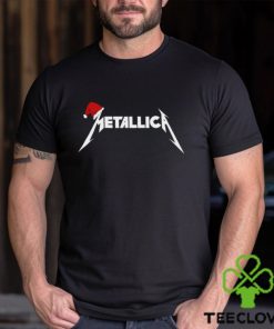 METALLICA Attractive T Shirt Santa Hat Logo 3 METALLICA Attractive T Shirt Santa Hat Logo