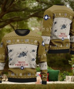 MH 53 Pave Low Aircraft MH53 Ugly Christmas 3D Sweater