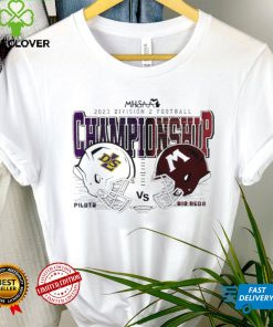 MHSAA Division 2 Football Championship De La Salle Pilots vs Muskegon Big Reds shirt