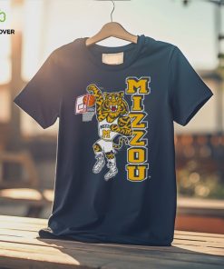 MIZZOU TIGERS 19NINE VAULT LOGO BASKETBALL DUNKING TIGER BLACK T SHIRT