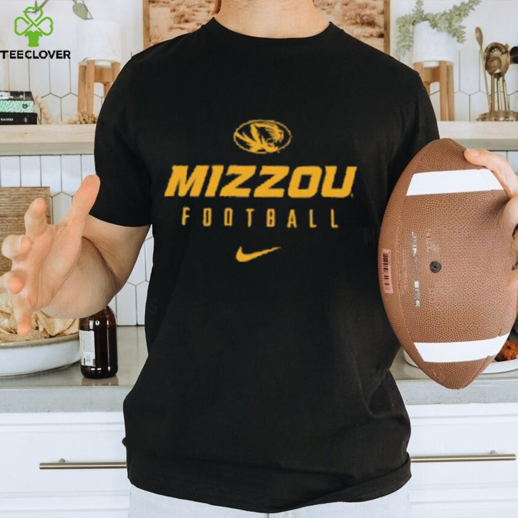 MIZZOU TIGERS NIKE® 2023 TEAM ISSUE OVAL TIGER HEAD FOOTBALL SHIRT