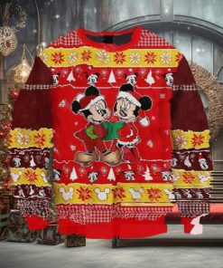 MK Mouse Ugly Sweater Christmas 3D For Men And Women