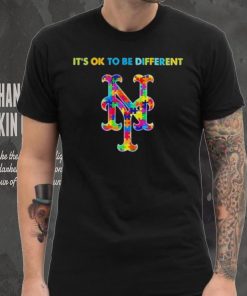 MLB 2023 New York Mets Autism It’s Ok To Be Different T Shirt