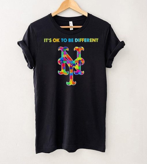 MLB 2023 New York Mets Autism It’s Ok To Be Different T Shirt