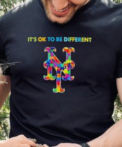 MLB 2023 New York Mets Autism It’s Ok To Be Different T Shirt