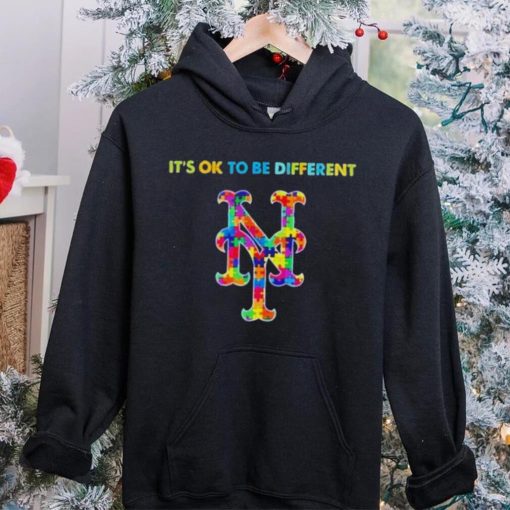 MLB 2023 New York Mets Autism It’s Ok To Be Different T Shirt