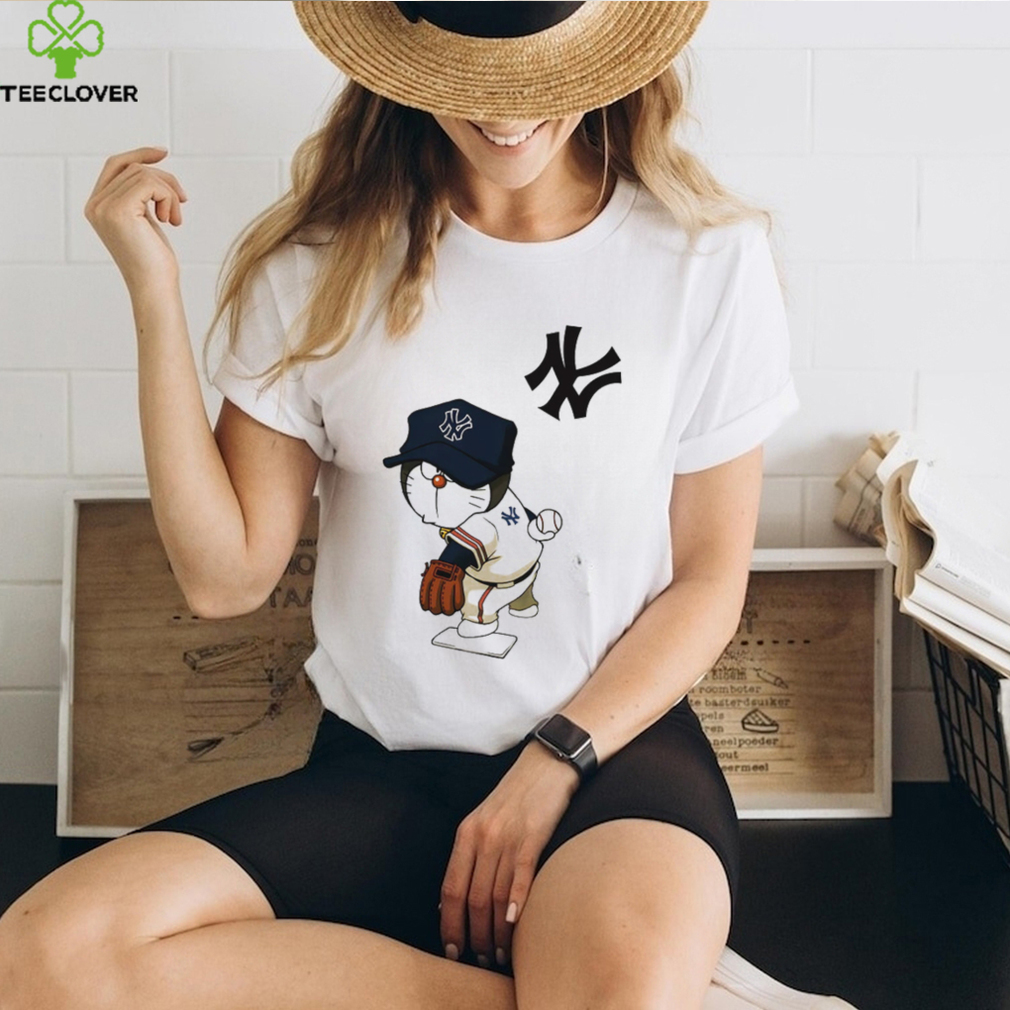 MLB Anime Doraemon Yankees T Shirt MLB Anime Doraemon Yankees T Shirt