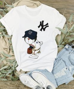 MLB Anime Doraemon Yankees T Shirt