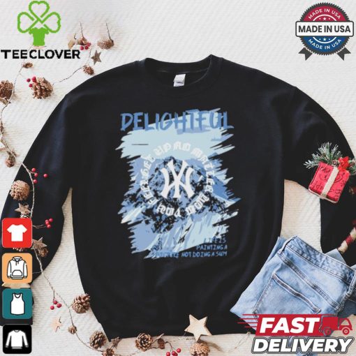 MLB Anime MLB Blue Delightfu T Shirt