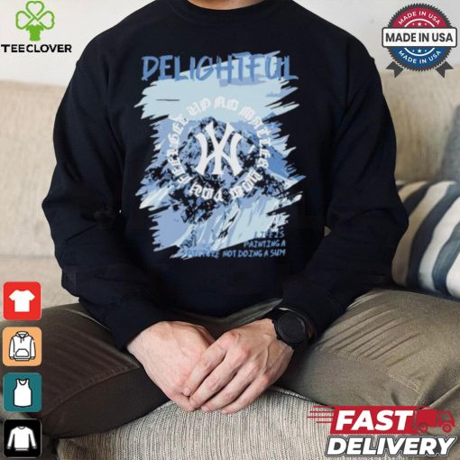 MLB Anime MLB Blue Delightfu T Shirt
