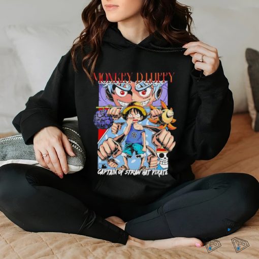MLB Anime One Piece Funny Luffy Baseball Logo shirt