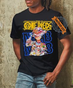 MLB Anime One Piece Luffy Image Baseball Logo shirt
