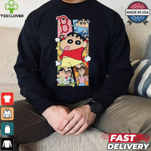 MLB Anime Shine Cute Boston T Shirt