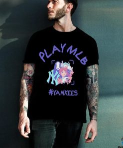 MLB Anime Spirited Away Play Yankees Baseball Cartoon shirt