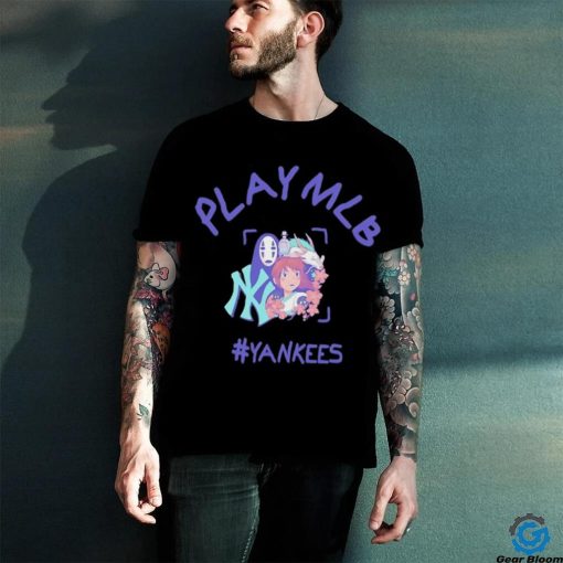 MLB Anime Spirited Away Play Yankees Baseball Cartoon shirt