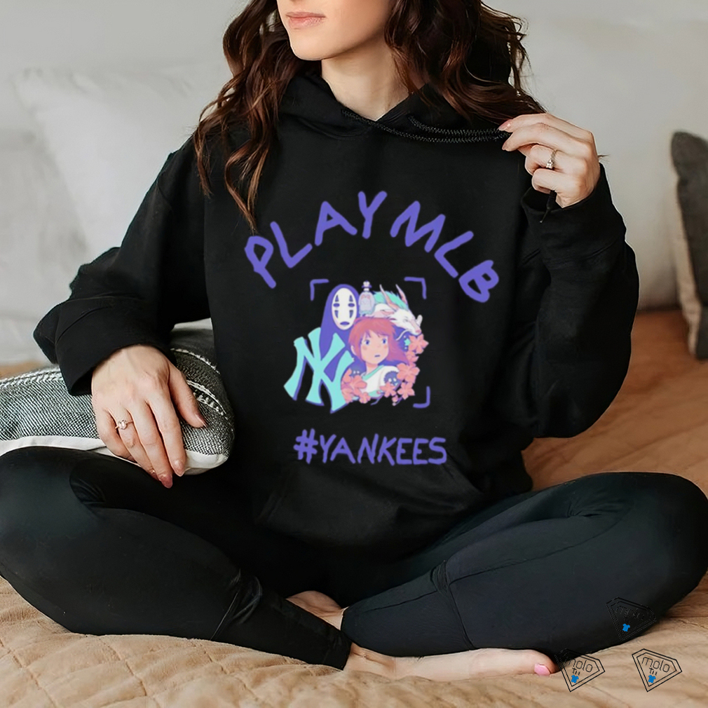 MLB Anime Spirited Away Play Yankees Baseball Cartoon shirt MLB Anime Spirited Away Play Yankees Baseball Cartoon shirt