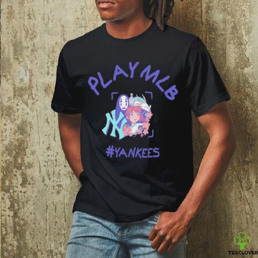 MLB Anime Spirited Away Play Yankees Baseball Cartoon shirt