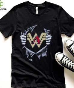 MLB Arizona Diamondbacks 076 Wonderwoman Logo Dc Marvel Jersey Superhero Avenger Shirt