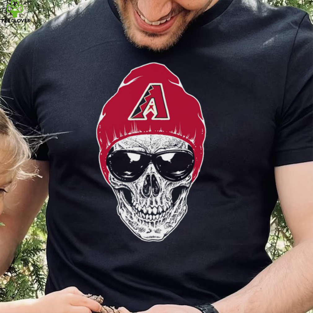 MLB Arizona Diamondbacks 079 Skull Rock With Beanie Shirt