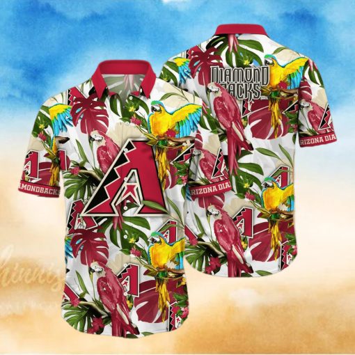MLB Arizona Diamondbacks Flower Summer Hawaiian Shirt