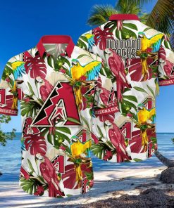 MLB Arizona Diamondbacks Flower Summer Hawaiian Shirt