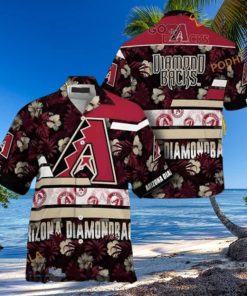 MLB Arizona Diamondbacks Hawaiian Shirt, All Over Tropical Flower Print