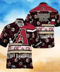 MLB Arizona Diamondbacks Hawaiian Shirt, All Over Tropical Flower Print