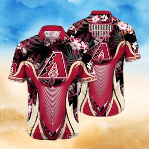 MLB Arizona Diamondbacks Hawaiian Shirt, Beach Lover’s Tropical Flower Choice