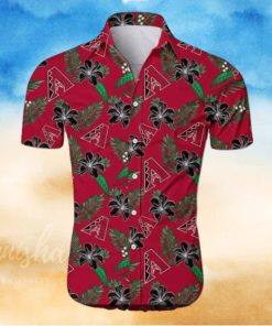 MLB Arizona Diamondbacks Hawaiian Shirt, Red Aloha Tropical Style