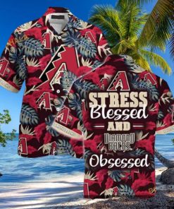MLB Arizona Diamondbacks Hawaiian Shirt, Stress Free Blessed Attire