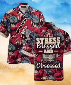 MLB Arizona Diamondbacks Hawaiian Shirt, Stress Free Blessed Attire