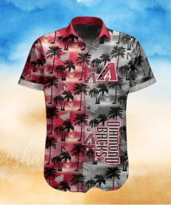 MLB Arizona Diamondbacks Hawaiian Shirt, Trendy Coconut Trees Summer Wear