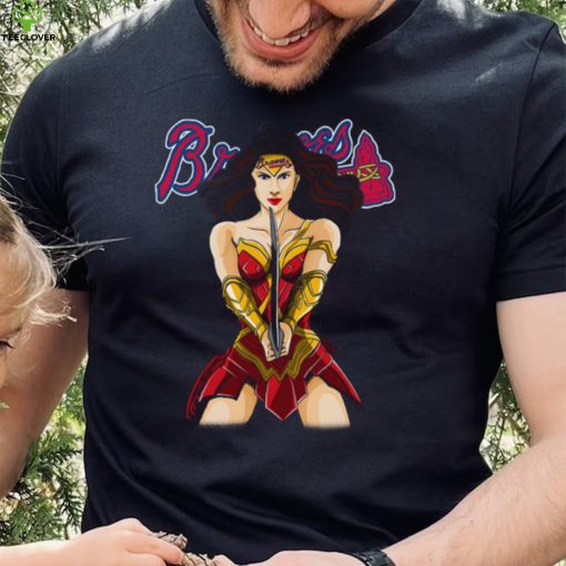 MLB Atlanta Braves 025 Wonderwoman Dc Marvel Jersey Superhero Avenger Shirt