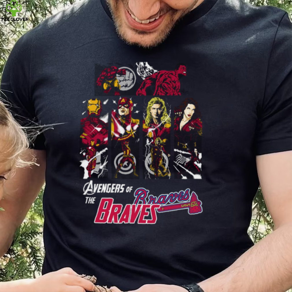 MLB Atlanta Braves 028 Avengers Dc Marvel Jersey Superhero Avenger Shirt