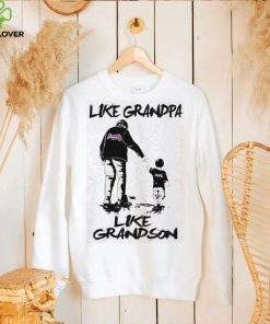 MLB Atlanta Braves 060 Like Grandpa Like Grandson Shirt