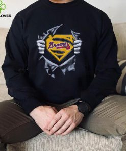 MLB Atlanta Braves 071 Superman Logo Dc Marvel Jersey Superhero Avenger Shirt