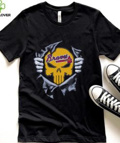MLB Atlanta Braves 075 Punisher Logo Dc Marvel Jersey Superhero Avenger Shirt