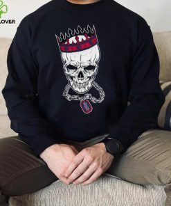 MLB Atlanta Braves 080 Skull Rock With Crown Shirt