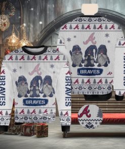 MLB Atlanta Braves Christmas Gnomes Ugly Sweater