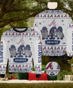 MLB Atlanta Braves Christmas Gnomes Ugly Sweater