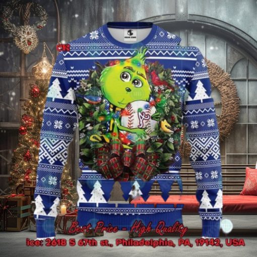 MLB Atlanta Braves Grinch Christmas Circle Ugly Christmas Sweater