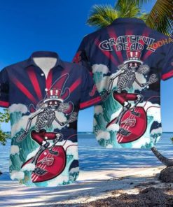 MLB Atlanta Braves Hawaiian Shirt Grateful Dead, Music Lover’s Choice